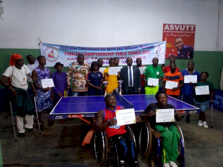 Le paratennis de table fête ses champions du Cameroun 2022