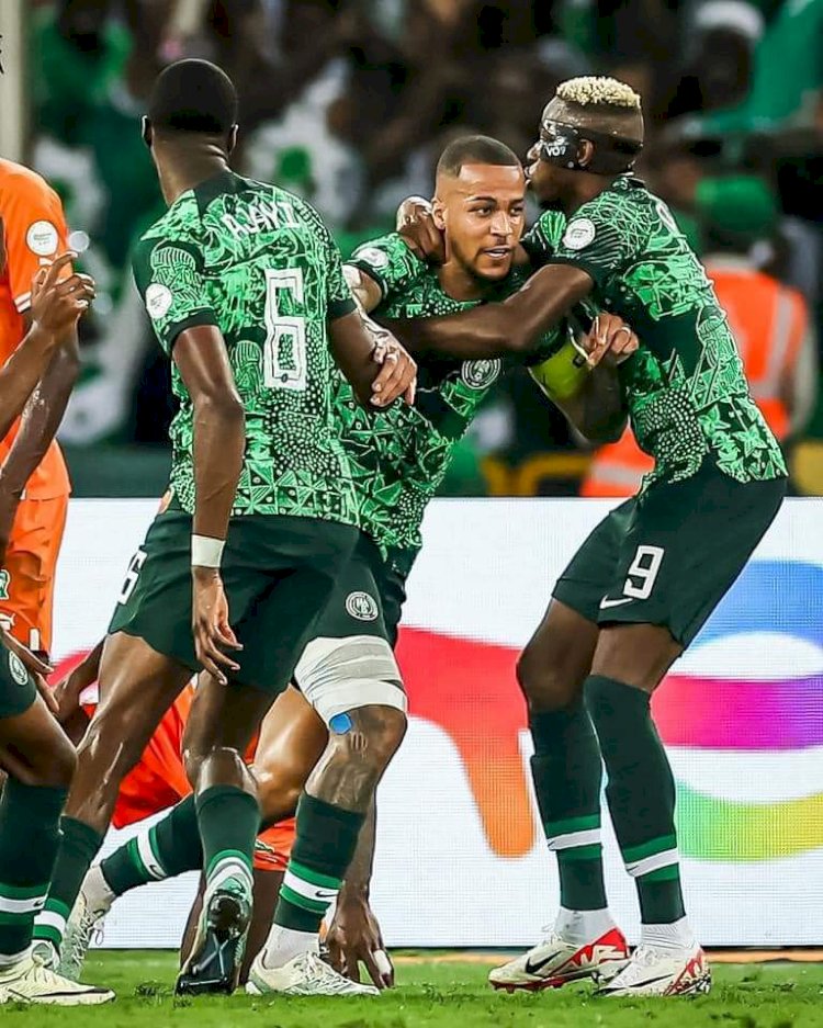 CAN CAF TotalEnergies 2023: Le Nigéria prend l'avance face à la Côte d'Ivoire.