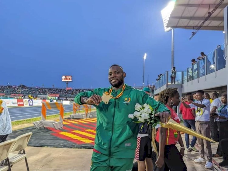 Athlétisme : Emmanuel Eseme devient l'homme le plus rapide d'Afrique.