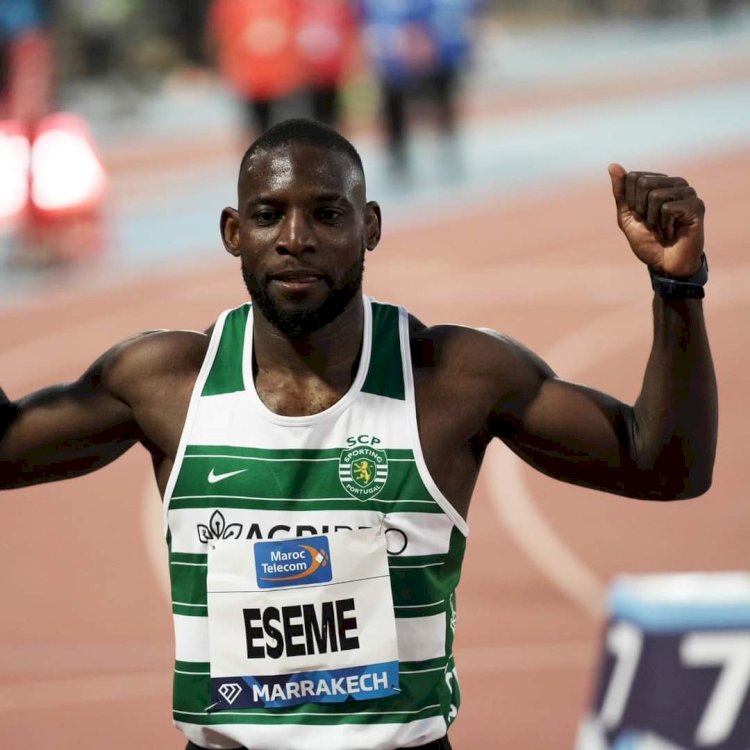 Athlétisme : Emmanuel Eseme en puissance.