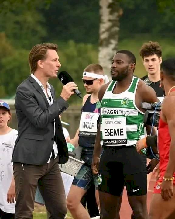 Athlétisme : Emmanuel Eseme plus rapide au Meeting de Sotteville.