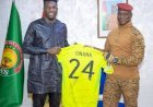 FOOTBALL : ANDRÉ ONANA REÇU PAR LE CHEF D'ÉTAT BURKINABÉ !