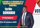 Élections à la Fédération Centrafricaine de Basketball : Cyrille Damango, un leader visionnaire pour l'avenir!