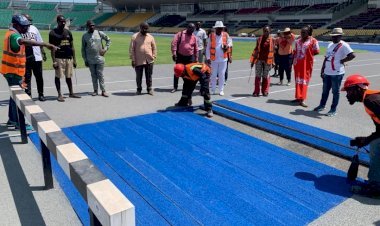 Athlétisme : L'ONIES en Visite au Stade de Bepanda.