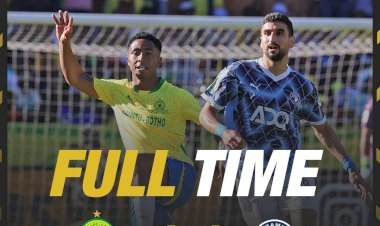 Ligue des Champions CAF 2025: Les Mamelodi Sundowns Accrochés par Pyramids FC en Finale Aller.