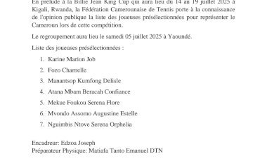 BILLIE JEAN KING CUP : VOICI LA LISTE DES LIONNES!
