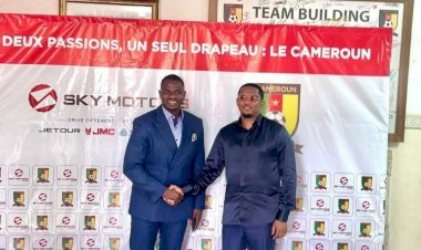 LA FECAFOOT CONFIE LES LIONS INDOMPTABLES ET LE BALLON D'OR À SKY MOTORS !
