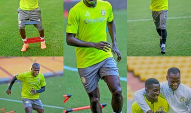 CAN TotalEnergies 2025 : premiers pas des Lions de la Teranga à Diamniadio!