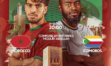 CAN TotalEnergies 2025: Maroc face aux Comores match en direct !