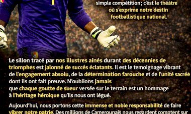 CAN TotalEnergies 2025 : Fabrice Ondoa appelle les Lions Indomptables à l’union sacrée!