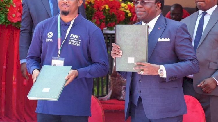 Cameroun: Samuel Eto’o mise sur l’école pour bâtir le football de demain !