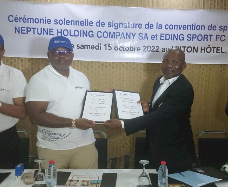 Neptune holding S.A devient le sponsor officiel D'Eding Sport FC de la Lékié.