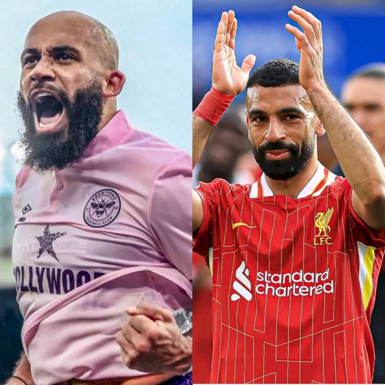 Premier League : Bryan Mbeumo et Mohamed Salah en lice pour le titre de Joueur de la Saison .