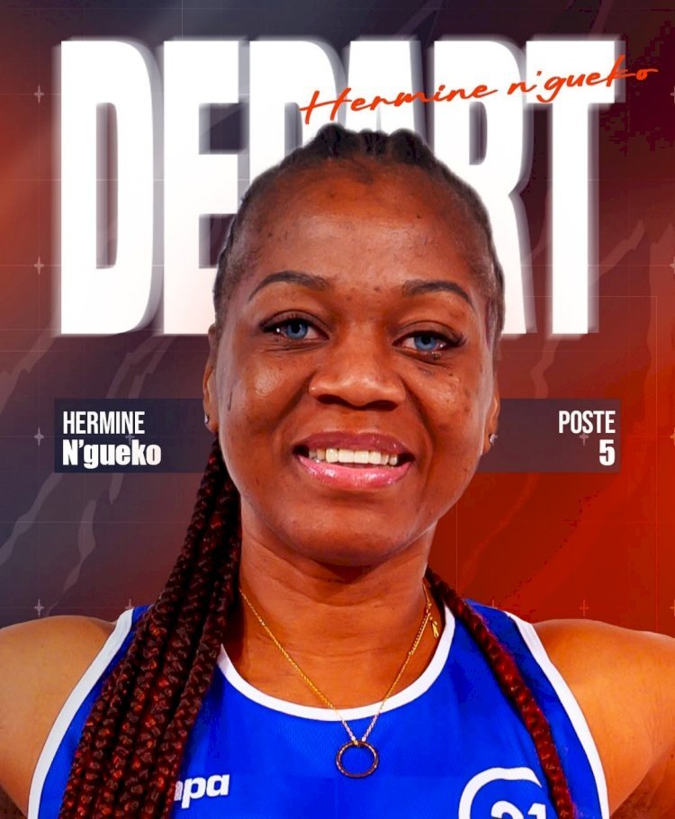 BASKETBALL : HERMINE NGUEKO QUITTE LE RMBB APRÈS UNE SAISON EXCEPTIONNELLE !