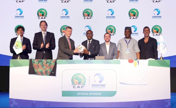 FOOTBALL : LA CAF ET DANONE MAIN DANS LA MAIN!