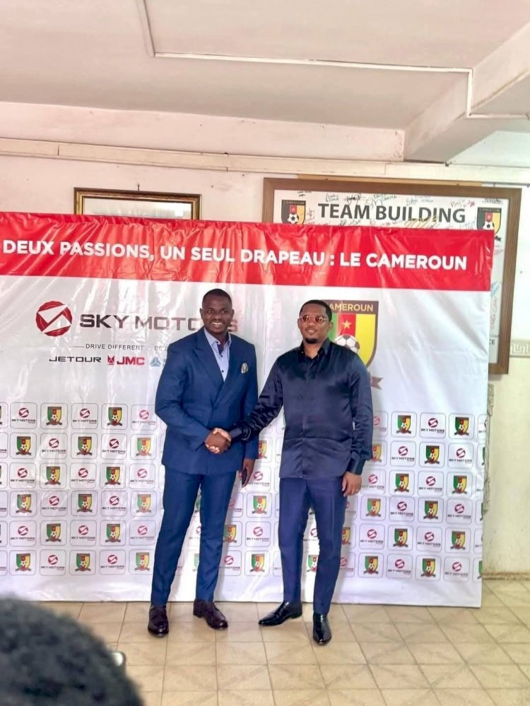 LA FECAFOOT CONFIE LES LIONS INDOMPTABLES ET LE BALLON D'OR À SKY MOTORS !