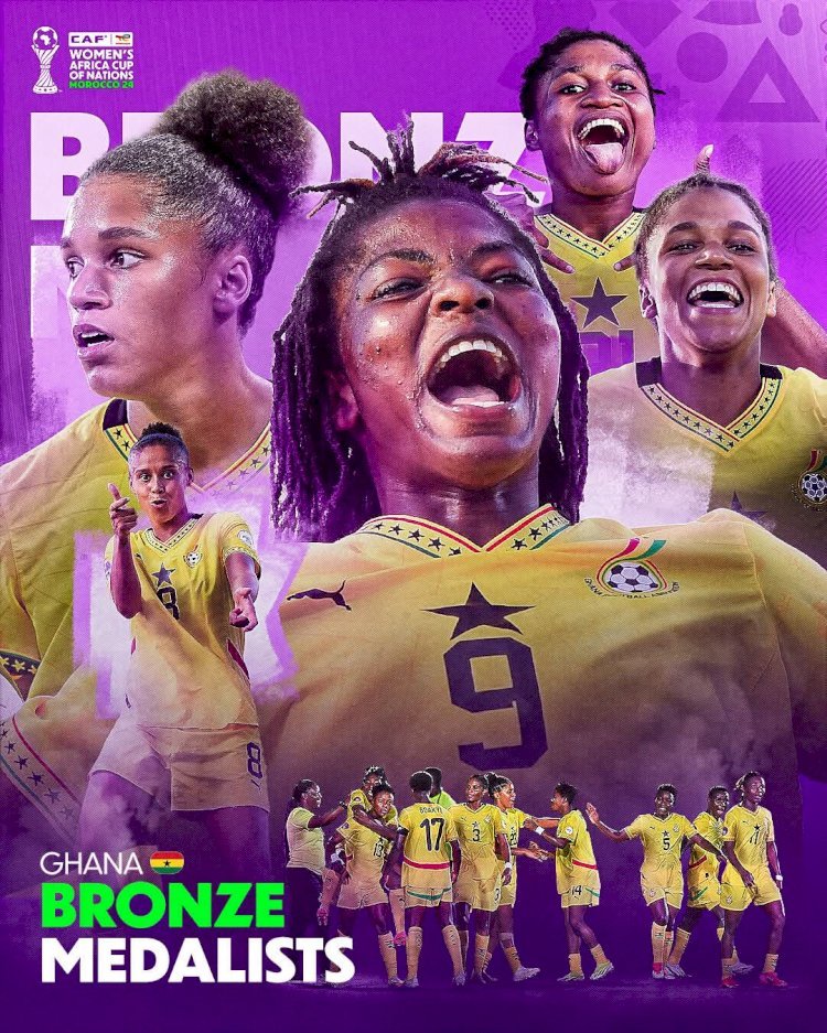 CAN FÉMININE MAROC 2024: LES BLACKS QUEENS RENVERSENT LES TENANTES DU TITRE ET S'OFFRENT LE BRONZE !
