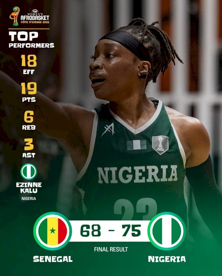 AFROBASKET DAMES 2025 : LE NIGERIA CONFIRME UNE FOIS DE PLUS SON STATUT DE FAVORI ET FILE EN FINALE !