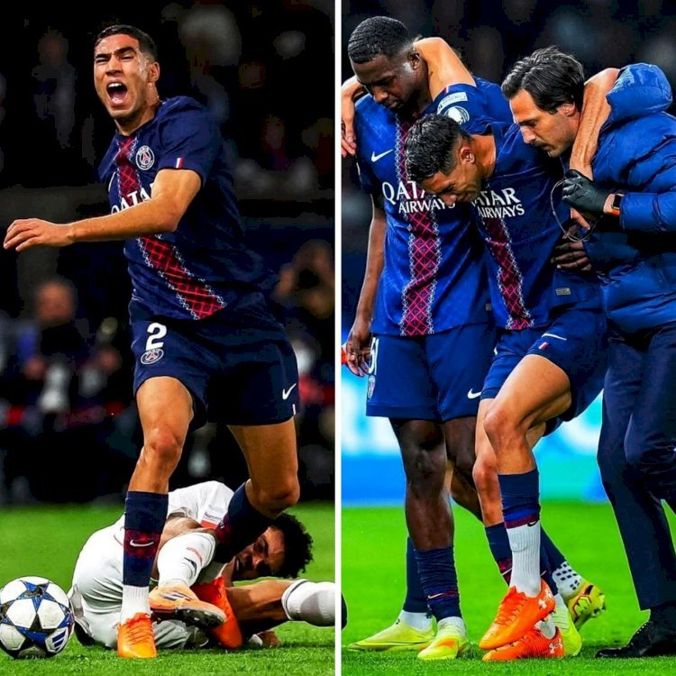 Football : Achraf Hakimi Blessé, le Maroc Inquiet !