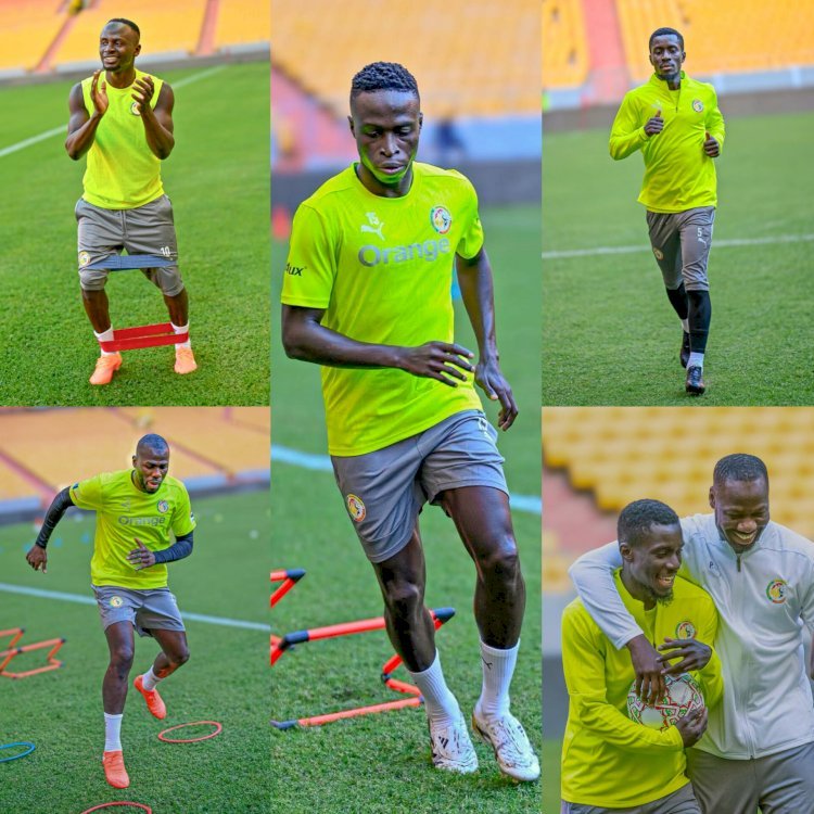 CAN TotalEnergies 2025 : premiers pas des Lions de la Teranga à Diamniadio!