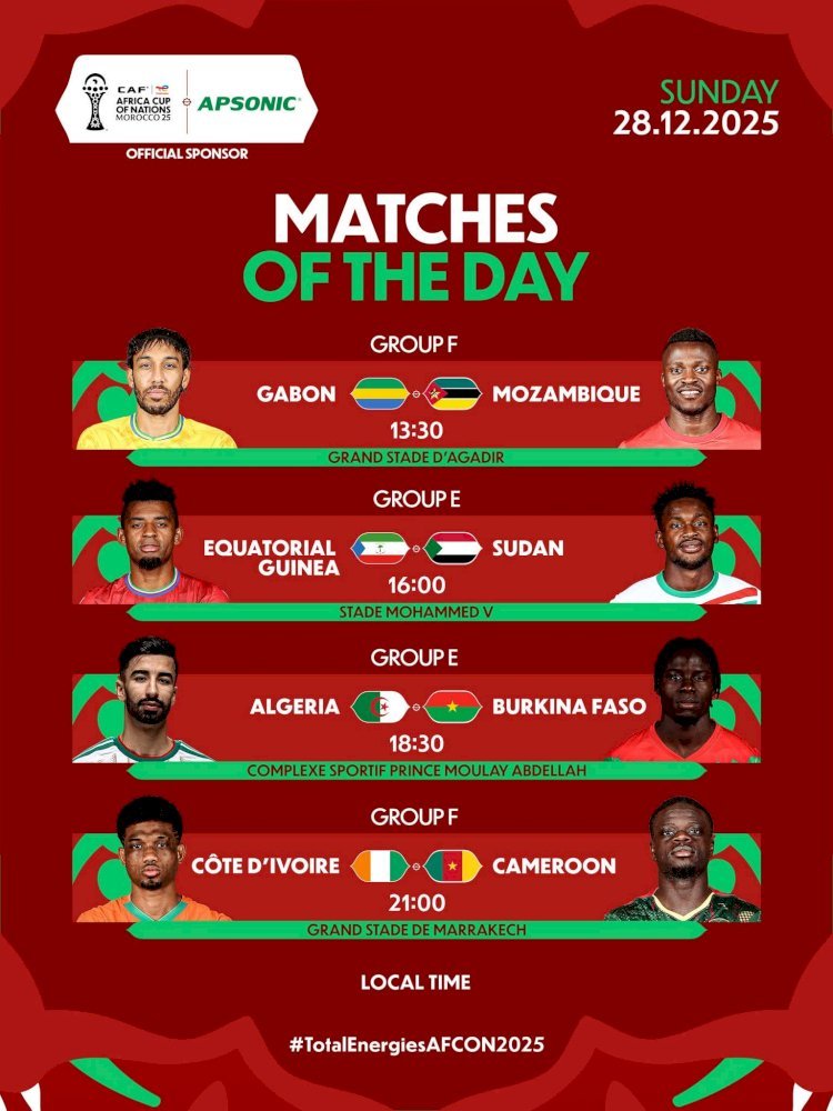 CAN TotalEnergies 2025 : Un dimanche sous haute tension, fin de la deuxième journée !