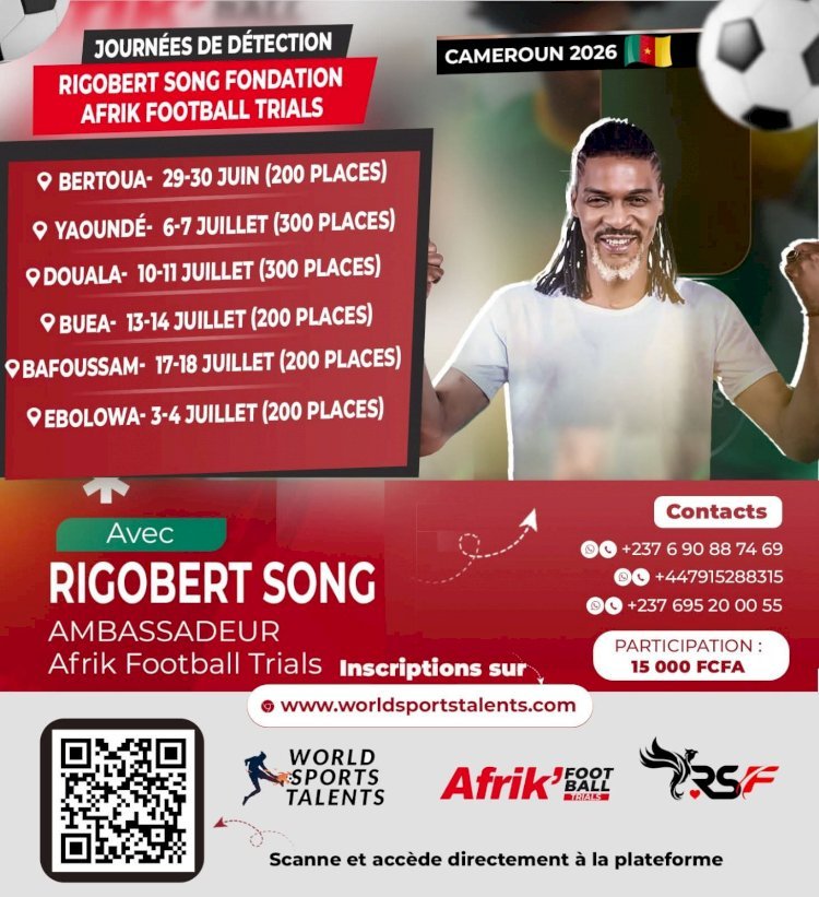 Football: Rigobert Song lance une tournée nationale de détection des jeunes talents !