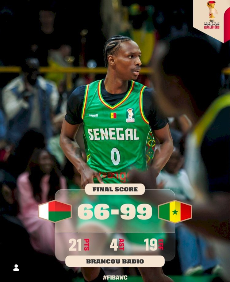 Elim Mondial FIBA 2027 : le Sénégal déroule face à Madagascar !