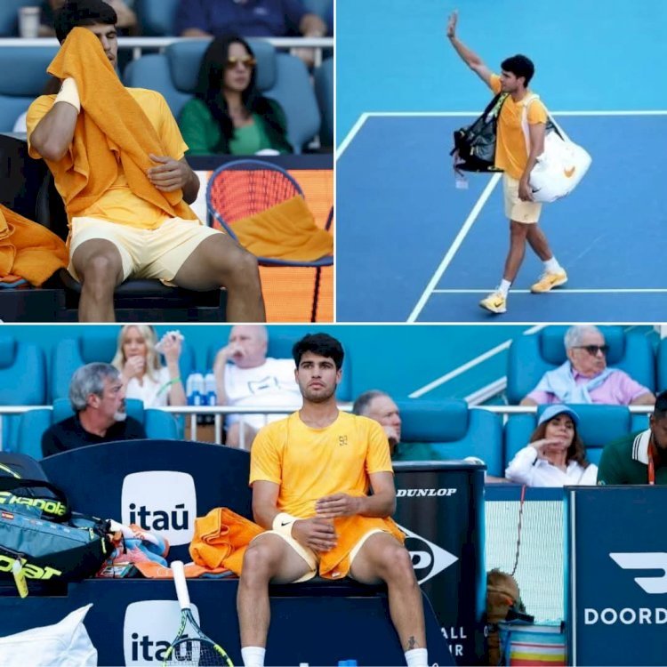 MIAMI: Coup d’arrêt brutal pour Alcaraz dès le 3e tour !