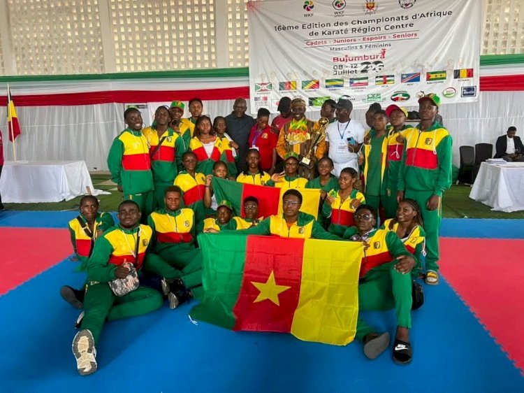 Championnat d'Afrique de karaté : Les Lions Indomptables font retentir l'hymne du Cameroun à Bujumbura !