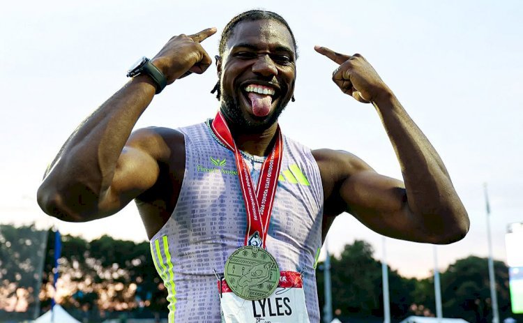 Athlétisme : Noah Lyles frappe fort avec un chrono de 9''79 et décroche le titre national du 100 m !