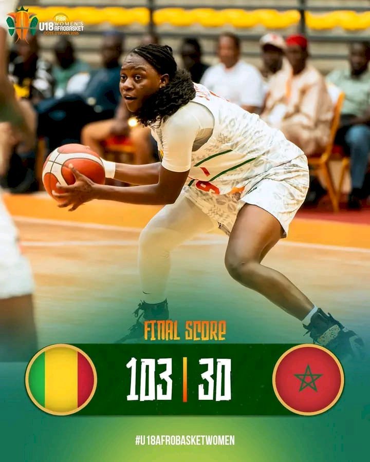 FIBA U18 Women’s AfroBasket 2026 : Le Mali pulverise le Maroc et file en quarts !