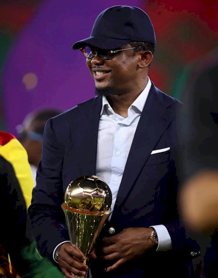 CAN Féminine Maroc 2025 : Samuel Eto’o, le pape asperge l'eau bénite.