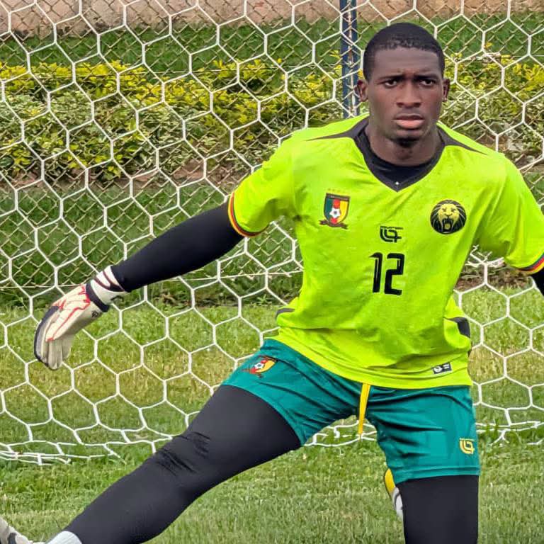 Gardien de but du Cameroun en séance d'entrainement avant le tournoi UNIFFAC
