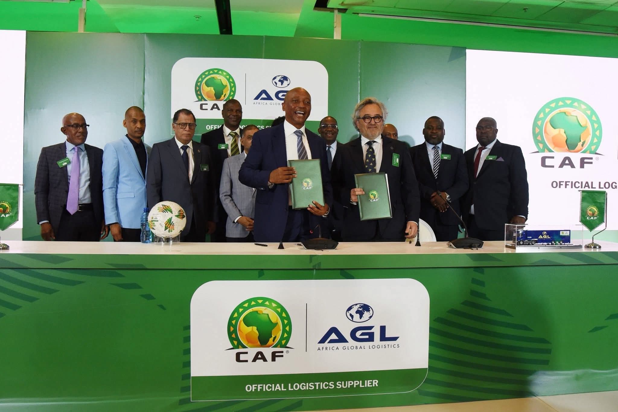 Signature du partenariat entre la CAF et AGL, partenaire logistique officiel de la CAN TotalEnergies 2025 et 2026
