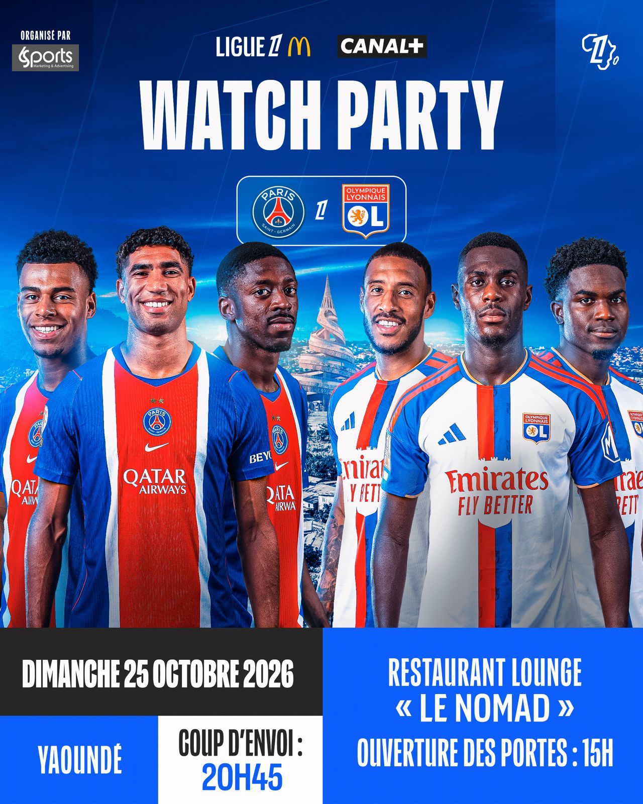 La Ligue 1 McDonald’s lance une stratégie d’expansion en Afrique francophone avec le Cameroun et une Watch Party PSG-OL le 25 octobre 2026.